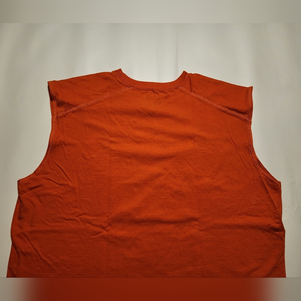 Arizona Tank Top Women's XL Orange Vintage Wear Round Neck Sleeveless Shirt - Picture 7 of 10